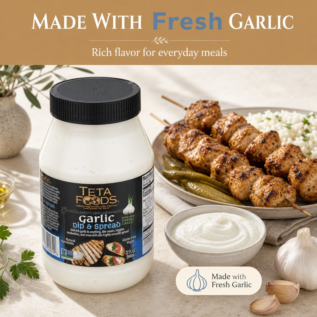 Garlic Dip & Spread - Toum
