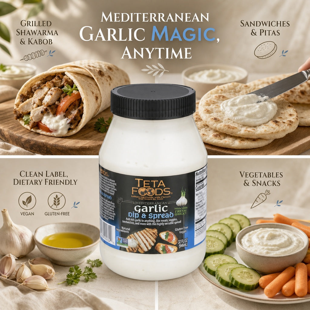 Garlic Dip & Spread - Toum